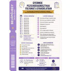   Gyermek pszichodiagnosztikai folyamat a gyakorlatban – 10 alkalmas online workshop-sorozat (PTE ÁOK/2027.I./2026)