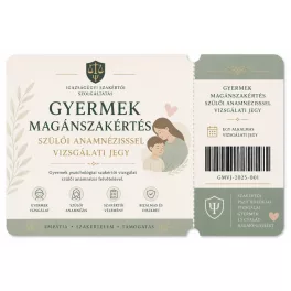 Gyermek magánszakértés szülői anamnézissel